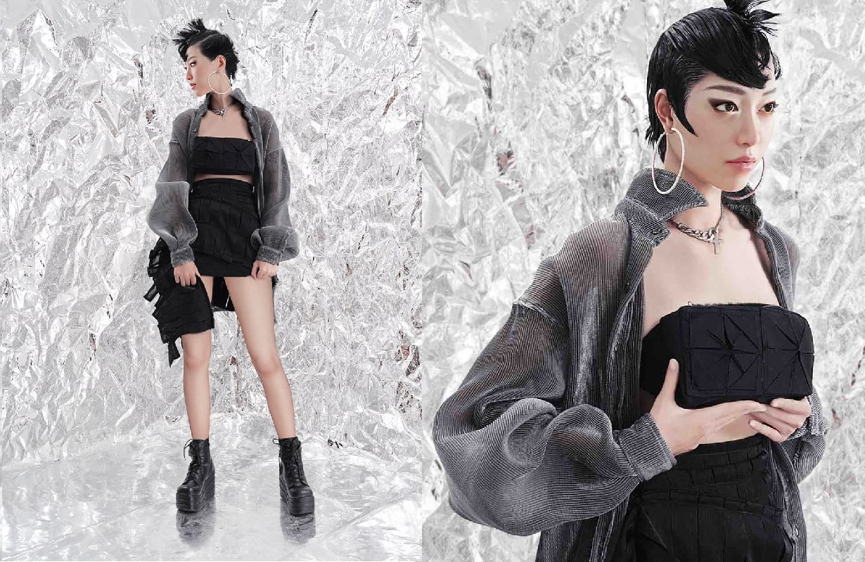 Photoreal virtual influencer visual context (fashion style)