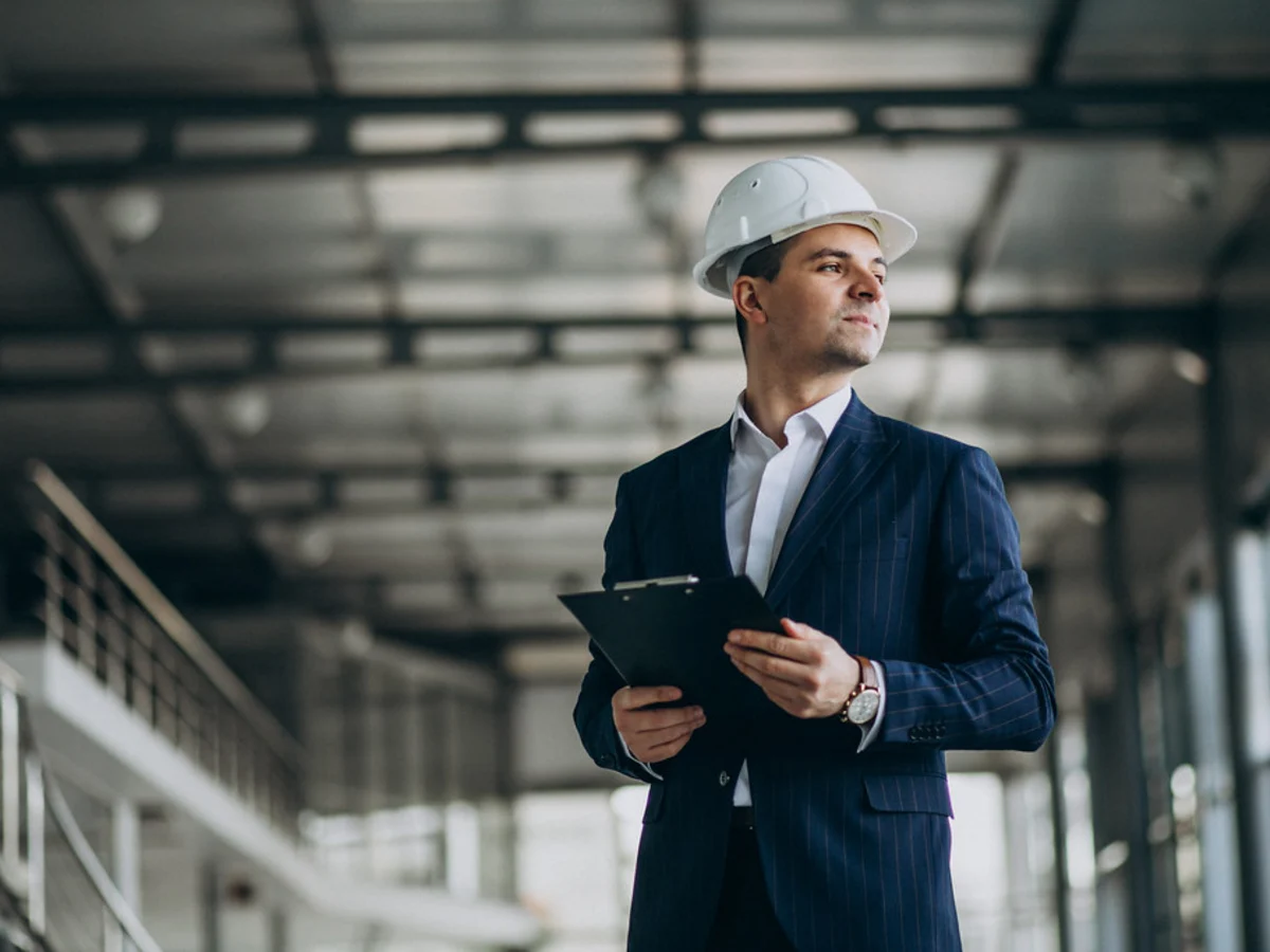 Professional inspector with clipboard representing quality auditor persona